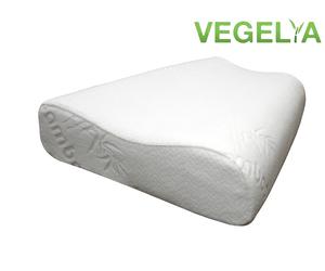 Oreiller vegelya grand cervical mousse à mémoire de forme 57x37cm