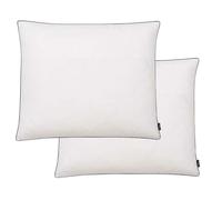 vidaXL Oreillers 2 pièces Remplissage de duvet léger 70 x 60 cm Blanc