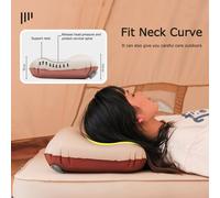 Oreillers Gonflables Automatiques Portables ¿¿Ponge 3d Coussin De Sommeil Confortable Camping Voyage Randonn¿¿E Appui-T¿ºte