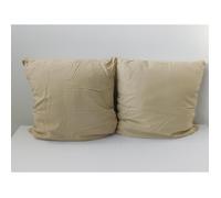 Oreillers - MORTREUX - Lot de 2 - 60 x 60 cm - 50% Lin - 50% Coton - Ferme
