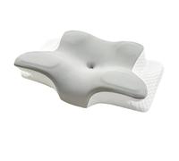 Oreillers - PROMO LINGE - Ergonomique à Mémoire de Forme - Polyester - 60x40 cm - Gris
