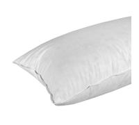HOMESCAPES Oreiller 40x80 cm Lot de 2, Oreillers en Plumes de Canard et Coton, Hypoallergénique et Anti acarien, Coussin lit Adulte