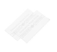 ORFOFE 2 pièces Couvercle de Protection Alarme Incendie Manuel Verre Transparent Résistant à Eau de Remplacement Essentielle pour Système Alarme Incendie Visibilité Accrue pour