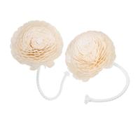 ORFOFE 2 Pièces Diffuseur de Parfum Floral Décoratif Beige, Fleur | Accessoires de Parfum, pour Huiles Essentielles et Flacon, Salon Bureau