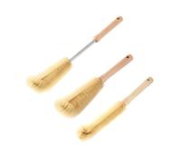 ORFOFE 3pièces Goupillon pour Bouteille Eau et Paille Lot de Nettoyeurs avec Manche Long Design Ergonomique Lavable au Lave-vaisselle et Doux pour Nettoyage Profondeur