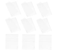 ORFOFE 50 Pièces Lot Rangement Vêtements PE Transparent Mat Épais avec Fermeture Éclair Sacs Zippés Multifonctions pour sous-vêtements et Accessoires pour Voyage et Organisation