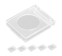 ORFOFE 6pièces Couvercles De Transparent Pour Boutons Poussoirs Capuchons De Switchs Résistants Aux Poussières Pour Interrupteurs Murs Prévention De Touches Accidentelles Durabilité