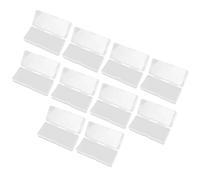 ORFOFE Boîte de Rangement Plastique Stockage Pratique pour Lames de Rasoir, 10 Pièces Matériau Plastique Solide pour Petits Objets Usage Quotidien et Organisation de Bureau
