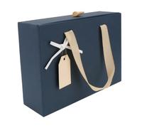 ORFOFE Coffret De Luxe Oblong Pour Homme Boîte Demballage Foncée Boîte Demballage Pour Écharpe Pour Homme Demballage Pour Friandises