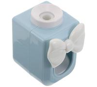 ORFOFE Distributeur Mural de Dentifrice Presse-tube Blanc en Forme de Noeud sans Perçage, Support Rouleau Presse-dentifrice Pratique pour Salle de Bain Garçon et Filles, Outil