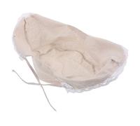 ORFOFE Doublure en Tissu Beige pour Panier en Rotin Tressé, Insert Décoratif Facile D'entretien pour Rangement et Pique- en Plein Air