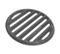 ORFOFE Grille Ronde en Fonte pour Barbecue, Cuisson Uniforme, Portable | Grille Insert Cheminée, Remplacement des Grilles de Barbecue, 13cm, Fer, pour Brochettes et Charbon