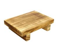 ORFOFE Marchepied en Bois Kaki, Tabouret Bas Compact, Léger, Gain de Place | Chambre et Chevet, Assise Droite, Facile à Transporter, Usage Intérieur, Style Simple