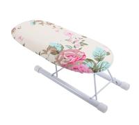 ORFOFE Mini tabouret de repassage manche petite planche à repasser Table à repasser pour la maison en tissu et tube d’acier portable pour cols et vêtements au quotidien