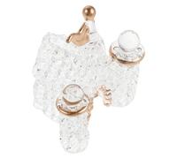 ORFOFE Ornement Miniature D’église en Cristal pour Bureau et Étagère | Lumières Claires, Base Stable et Entretien Facile, Décoration Élégante pour Maison, Présent