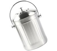 ORFOFE Poubelle à Compost et Grosse Capacité Couvercle Anti-odeurs en Acier Inoxydable Composteur de Comptoir Pratique et Hygiénique Cuisine Intérieure