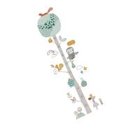 ORFOFE Stickers Muraux Toise Animaux Forêt Colorée Garçon et Filles, Décoration Chambre Bébé, Autocollant Plastique Solide, Mesure Hauteur, Crèche Maternelle