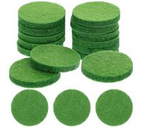 ORFOFE Tampon Diffuseur Voiture 100 Pièces Coton Vert Coussinets Diffuseurs pour Médaillons Recharge d’Arômes Facile à Transporter et Ranger pour Repos
