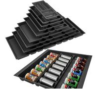 ORGA-BOX 2 Range-épices Profondeur : 461 x Largeur : 509 mm anthracite avec structure Canvas pour tiroir Nobilia/Noblessa de 60 mm jusqu'à 07/2012