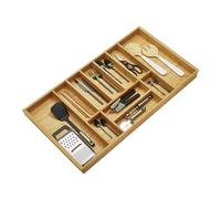 ORGA-BOX BAMBOU Range-couverts avec 11 compartiments pour tiroirs de cuisine Wellmann et Alno dans l'armoire de 100 cm