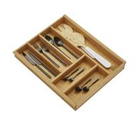 ORGA-BOX BAMBOU Range-couverts avec 6 compartiments pour les tiroirs de cuisine Wellmann et Alno dans l'armoire 50 cm
