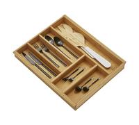 ORGA-BOX BAMBOU Range-couverts avec 6 compartiments pour les tiroirs de cuisine Wellmann et Alno dans l'armoire 50 cm