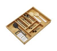 ORGA-BOX BAMBOU Range-couverts avec 7 compartiments pour tiroirs de cuisine Wellmann et Alno dans une armoire de 80 cm