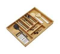 ORGA-BOX BAMBOU Range-couverts avec 7 compartiments pour tiroirs de cuisine Wellmann et Alno dans une armoire de 80 cm