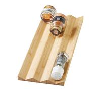ORGA-BOX Insert à épices en bambou 448 x 174 x 20 mm 3 inserts à couverts à partir de 497 mm (largeur du corps 600 mm) insert pour pot à épices en bois