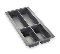 ORGA-BOX® IV UNIVERSAL Bac à couverts (473,5 x 226 mm) Gris Argenté Longueur Tiroir 30 cm Découper Possible