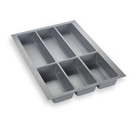 ORGA-BOX® IV UNIVERSAL Bac à couverts (473,5 x 326 mm) Gris Argenté Longueur Tiroir 40 cm Découper Possible