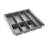 ORGA-BOX® IV UNIVERSAL Bac à couverts (473,5 x 426 mm) Gris Argenté Longueur Tiroir 50 cm Découper Possible