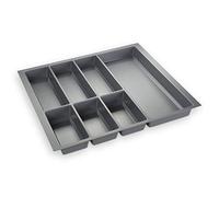 ORGA-BOX® IV UNIVERSAL Bac à couverts (473,5 x 526 mm) Gris Argenté Longueur Tiroir 60 cm Découper Possible