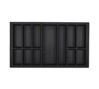 ORGA-BOX VII Design Range-couverts noir 826 x 474 mm pour les cuisines Beeck Siematic Schröder et bien plus encore. avec corps des années 90