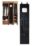 Organisateur à Poches de Porte Compartiment Porte-Vêtements avec Poche de | Organisateur D'Etagère De Placard Pour Armoire Placard Salle De Bain Chambre Dortoir Cuisine Apparte