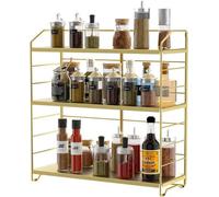 Organisateur à trois niveaux et réglable en hauteur pour évier et produits de beauté, destiné à la cuisine - Organisateur d'évier pour bouteilles - Organisateur à trois niveaux et réglable en hauteur 