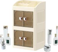 Organisateur cosmétique - Organisateur de Maquillage | Support de Produits de beauté empilable à 3 Niveaux, for la Maison, la Salle de Bain, Le Coin de la Chambre à Coucher des Femmes