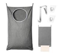 Organisateur de blanchisserie - À propos du panier de porte, organisateur de vêtements | Panier à linge suspendu haute performance, sac pliable portable pour le lavage, sac en tissu respirant
