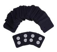 Organisateur De Boucles D'oreilles, 100 Pièces, Support Présentoir De Bijoux Noir, Cartes Imprimées