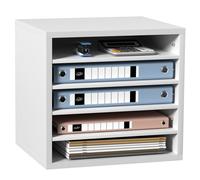 Organisateur de bureau en bois - VEVOR - KL-FC03 - 35,5x30,5x33 cm - Étagère amovible - Réglable 23-55 mm - Cap. 10 kg
