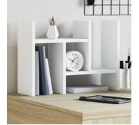 Organisateur de bureau - VIDAXL - Bois d'ingénierie - Blanc - 34,5x15,5x35,5cm - Multifonctionnel Blanc