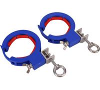 Organisateur de câbles à roulettes - Protège-câbles - Système d'organisation des câbles - Positionnement réglable - Lot de 2 - Nylon et acier inoxydable