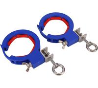 Organisateur de câbles à roulettes - Protège-câbles - Système d'organisation des câbles - Positionnement réglable - Lot de 2 - Nylon et acier inoxydable