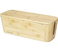 Organisateur de câbles Bamboo, boîtier noir pour câbles électriques
