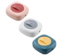 Organisateur de Câbles USB pour Rangement Compact 3 Pièces en Plastique PP | Boîte à Écouteurs, Enrouleur pour Fils D’alimentation, Bureau et Chambre, Maintien Ordonné