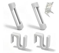 Organisateur de chaise enfant compatible avec Stokke Tripp Trapp Ensemble d'adaptateurs de panier en filet compatible avec IKEA Trofast Boîte de rangement et 2 crochets de rangement pour accessoires