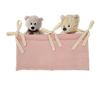 Organisateur de Chevet,Range-Couches de Stockage | Sac De Lit Avec 2 Poches Et Espace Accessoires - Gain De Place Pour Bureau Chambre Nursery Placard Dortoir Entrée