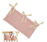 Organisateur de Chevet | Rangement Pour Chambre De Bébé | Sac De Lit Avec 2 Poches Et Espace Accessoires - Gain De Place Pour Bureau Chambre Nursery Placard Dortoir Entrée