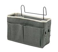 Organisateur de chevet suspendu, Poches De Lit Rangement De Chevet, Vide Poche Lit Rangement, Poche de Lits Panier a Suspendre Pochette, Ajustable Économiseur D'espace Portable