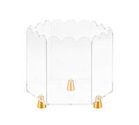 Organisateur de comptoir de porte-capsules de café en acrylique transparent avec accès de recharge ouvert sur le dessus, bac de rangement pour station de cuisine, utilisation dans une salle de pause